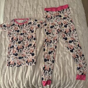 Little Sleepies Minnie Mouse Disney Pajamas - size 7/8